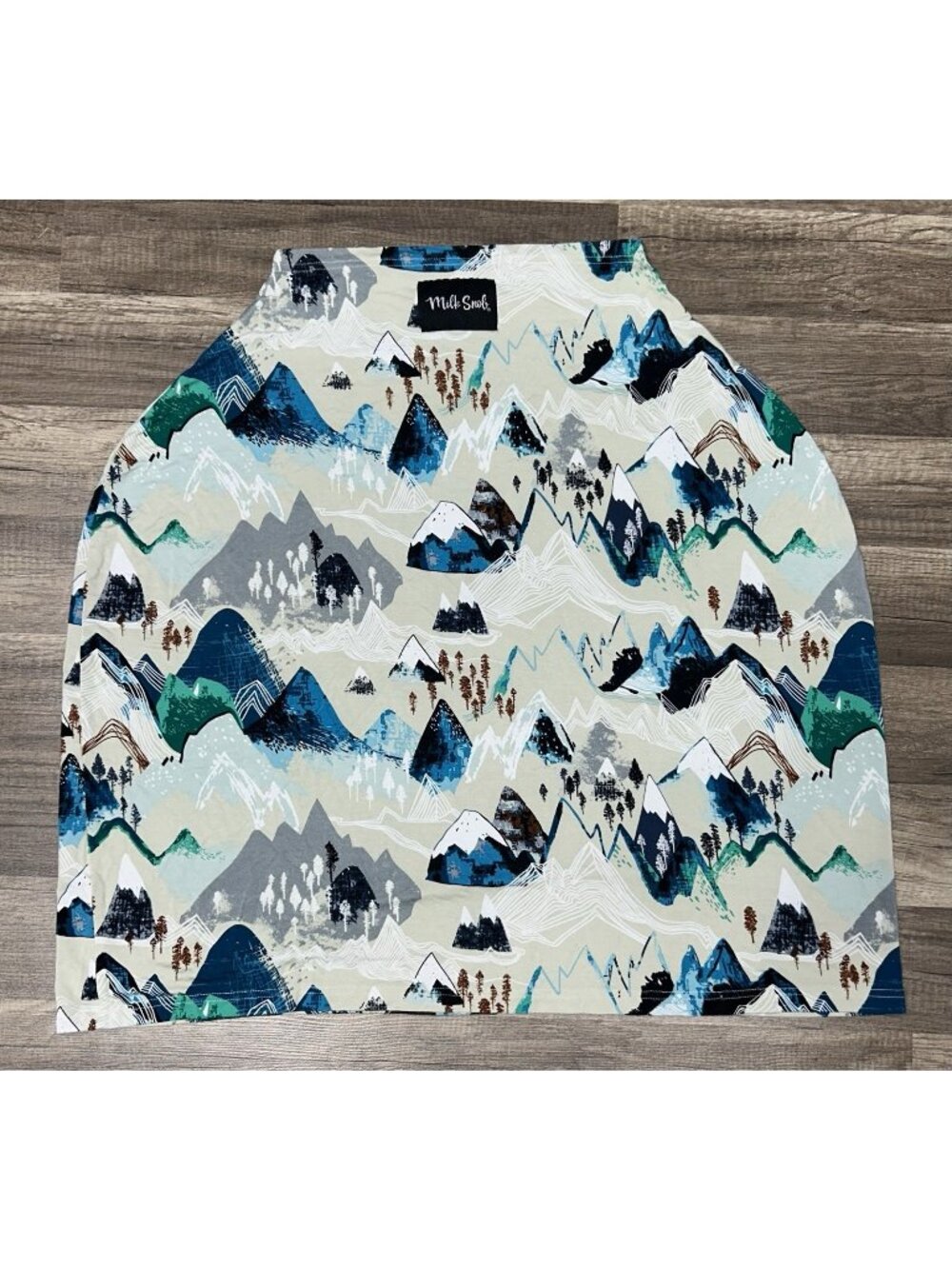 Milk Snob Baby Blanket Cover Blue|Green|Tan Rocky Mountains Ultra Soft Multi use